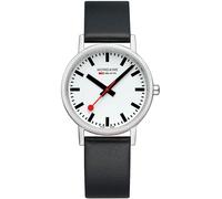 Mondaine Classic - Reloj de Cuero Negro para Hombre y Mujer, A660.30314.11SBB, 36 MM