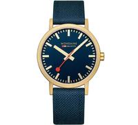 Mondaine A660.30360.40SBQ Clásico Azul y Oro 40mm 3ATM