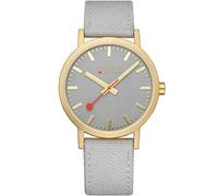 Mondaine A660.30360.80SBU Clásico Gris y Oro 40mm 3ATM