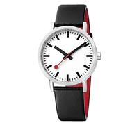 Mondaine Classic - Reloj de Cuero Negro para Hombre y Mujer, A660.30314.16OM, 36 MM