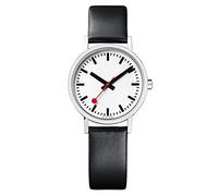 Mondaine Classic - Reloj de Cuero Negro para Mujer, A658.30323.16OM, 30 MM