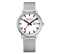 Mondaine Evo2 Reloj para Hombre Analógico de Cuarzo con Brazalete de Acero Inoxidable MSE.40210.SM