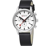 Mondaine MSD.41411.LBV Reloj Hombre SBB Neo Cronógrafo 41mm 5ATM