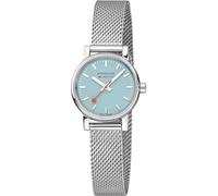 Mondaine MSE.26140.SM - Reloj analógico de Cuarzo para Mujer con Correa de Acero Inoxidable, Plata, Pulsera