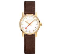 Mondaine MSE.30112.LGV Evo2 - Reloj de Pulsera para Mujer (Correa de Piel, diámetro de la Caja: 30 mm), Color marrón y Dorado