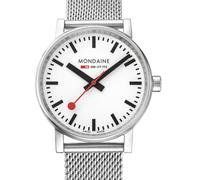 Mondaine Evo2 Reloj para Mujer Analógico de Cuarzo con Brazalete de Acero Inoxidable MSE.35110.SM