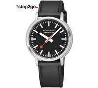 Mondaine MST.41020.LBV.2SE Reloj Hombre SBB Stop2Go 41mm 3ATM