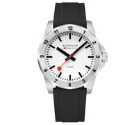 Mondaine Reloj analógico de Cuarzo Suizo para Hombre con Correa de Silicona MSN.4211B.RB