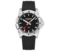 Mondaine Reloj analógico de Cuarzo Suizo para Hombre con Correa de Silicona MSN.42120.RB