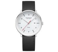 Mondaine Reloj Analógico para Hombres de Cuarzo Suizo con Correa en Cuero MLE.41910.LBV