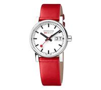 Mondaine Reloj Analógico para Mujeres de Cuarzo Suizo con Correa en Piel de UVA Vegana MSE.30210.LCV