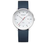 Mondaine Reloj de hombre Doppio Solar Azul/Blanco 41 mm MLE.41910.LDV