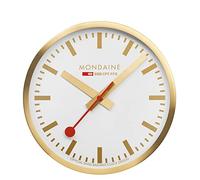 Mondaine Reloj de Pared A990CLOCK18SBG, Dorado