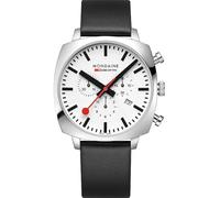 Mondaine Reloj Analógico para Hombres de Cuarzo Suizo con Correa en Cuero MSL.41410.LBV.Set