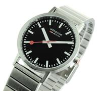 Mondaine Reloj Analógico para Mujeres de Cronógrafo con Correa en Acero Inoxidable A6603031416SBW