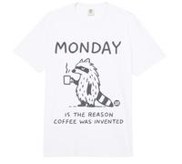Monday Is The Reason Coffee Was Invented Comfort Colors Adult Heavyweight T-Shirt