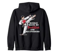 Monday Meets MY Front Kick and RECONSIDERS Sudadera con Capucha