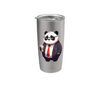 Monday Morning Panda Vaso térmico de acero inoxidable de doble pared