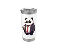 Monday Morning Panda Vaso térmico de acero inoxidable de doble pared