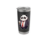 Monday Morning Panda Vaso térmico de acero inoxidable de doble pared