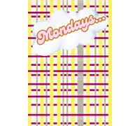 Monday: Trendy plaid notebook! It's the perfect addition for anyone who loves a fantastic Monday. Ideal for women, girls, and anyone seeking a delightful way to capture their thoughts!