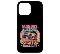 Monday Tuesday Wednesday Thursday Practice Qualifying Race Carcasa para iPhone 13 Pro MAX