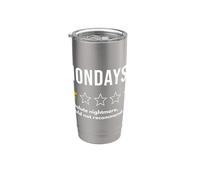 Mondays One Star Absolute Nightmare no recomendaría Vaso térmico de acero inoxidable de doble pared