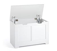 Mondeer Baul Almacenamiento, MDF, Blanco, 72 x 36 x 48 cm