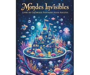 Mondes Invisibles - Livre de Coloriage Fantaisie pour Adultes: La Vie Secrète des Objets du Quotidien en Illustrations Détaillées