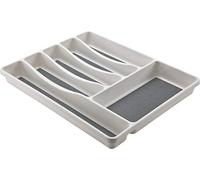 Mondex consumo PLS 262-00 Organizador de cubiertos para cajón de cocina, con 6 compartimentos, plástico, 42 x 32,7 cm
