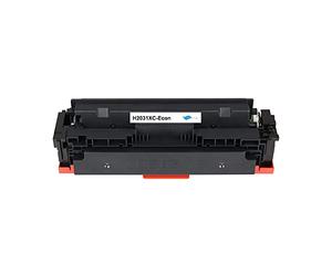 Mondial Cartouche Tóner Compatible (w2031x, 415x) para HP Color LaserJet Pro M454dn (6k) Cian XL, Multicolor, Talla única, Estrellas y Rayas