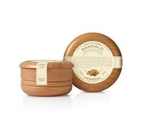 Mondial Crema Afeitar Sándalo Bol Madera 140ml, Único, 140 ml