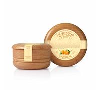 Mondial Spezie Crema Afeitar Mandarina & Especias Bol Madera 140ml, Único, 140 ml