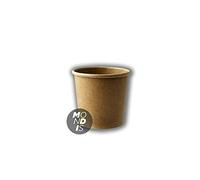 MONDIS TARRINA Kraft Natural 12 OZ(354 ML) 500 tarrinas de Helado granizado sopas caldos