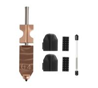 Mondlinflex 0.4MM AD5X Quick-Swap Boquilla para Flashforge AD5X Hotend Kit, Soporta Altas Temperaturas 300°C de Velocidad Impresión 600mm/s, con Cubierta de Silicona y Cepillos de Boquilla