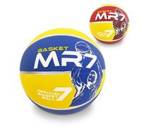 Mondo - 13751 - Outdoor Game - MR7 Basketball - Yellow and Purple