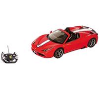MONDO 63283 Motors, Ferrari 458 Special A, Modelo a Escala 1:14, hasta 10 km/h de Velocidad, Coche de Juguete para Niños, Color Rojo
