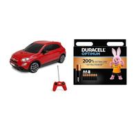 MONDO-63422 Fiat 63422, Color Surtido (1) + Duracell Optimum Pilas AA (Pack de 8) - Pilas Alcalinas 1,5 V - hasta 200% Extra duración o Extra Potencia - para Las Necesidades de los Dispositivos Moder
