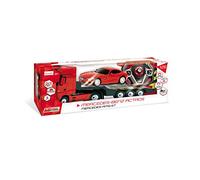 Mondo 63456 - Mercedes actros con 1:24 Mercedes AMG GT R/C , Modelos/colores Surtidos, 1 Unidad
