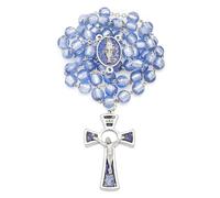 Mondo Cattolico - Rosario católico de Vidrio Veneciano de la Virgen Milagrosa. Ideal regalos religiosos
