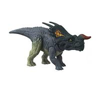 Mondo Jurassic Dominion - Dinosaurio animal feroz Einiosaurus - Dinosaurio juguete articulado de 18 cm - Dinosaurios para niños de batalla HDX32 pack bestial - Multicolor