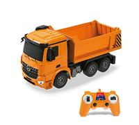 MONDO- Mercedes Arocs Benne, Obra, para niños, 63514, Naranja, 1:26