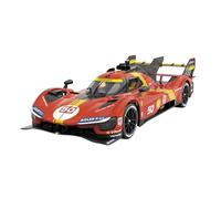 Mondo Motors Ferrari 499P Le Mans, Modelo a Escala 1:14, hasta 10 Km/h de Velocidad, Coche de Juguete 63792, Color Rojo