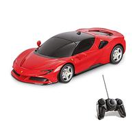 MONDO Motors, Ferrari SF90 DE Carretera, Modelo en Escala 1: 24, hasta 8 km/h de Velocidad, Coche de Juguete para niños 63660