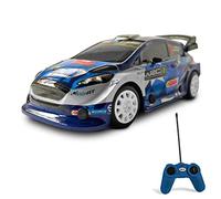 Mondo Motors, Ford Fiesta WRC, modelo a escala 1:24, hasta 8 km/h de velocidad, juguete infantil 63537, azul