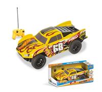 Mondo Motors Hot Wheels Baja Truck, Modelo a Escala 1:24, hasta 8 Km/h de Velocidad, Coche de Juguete para niños 63823, Color Amarillo