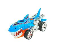 MONDO Motors - Hot Wheels Monster Action Monster Action SHARKRUISER - Coche de fricción para niños - Luces y Sonidos - 51204
