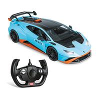 MONDO Motors, Lamborghini Huracan STO 2.4GHz, Modelo a Escala 1:14, hasta 10 km/h de Velocidad, Coche de Juguete para Niños 63707, Azul