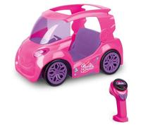 MONDO Motors - Mattel Barbie City Car 2.4 GHz - Coche radiocontrol 2 plazas - Detalles realistas - Color Fucsia - 63698