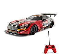 MONDO Motors, Mercedes AMG GT3, Modelo a Escala 1:24, hasta 8 km/h de Velocidad, Coche de Juguete para Niños 63365 Benz Abney and Teal